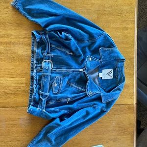 Venezia Jean Jacket - good worn condition. Zippers all work.